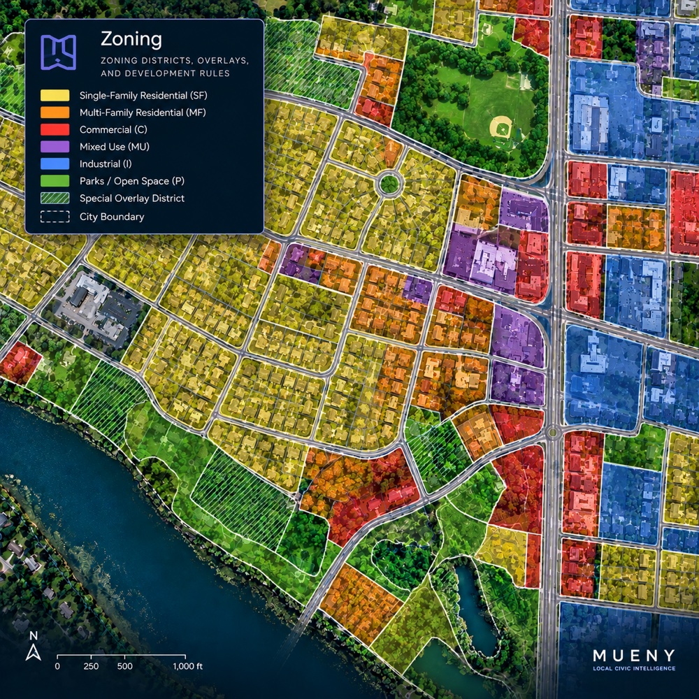 Illustrative zoning layer; not a live-data screenshot